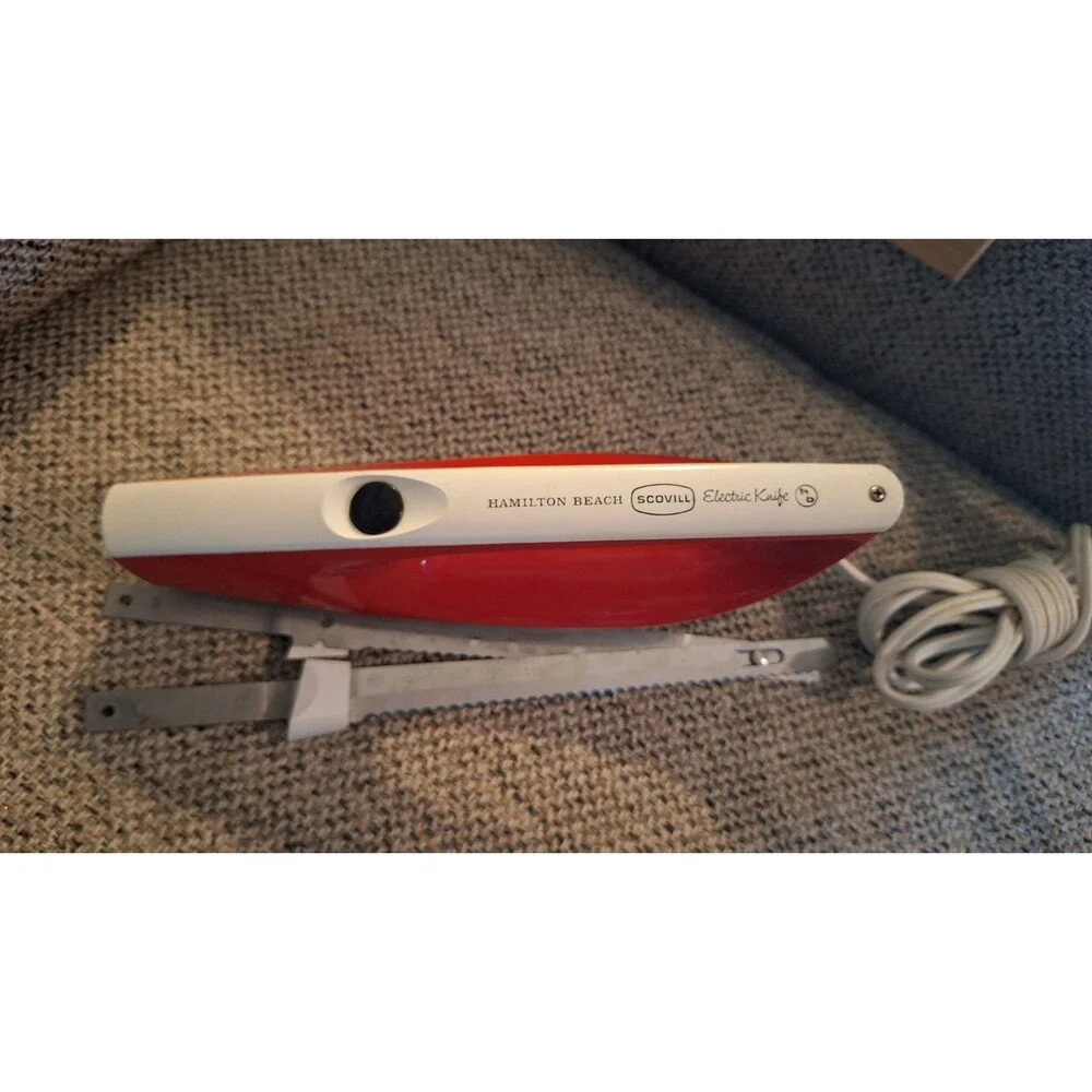 Vintage Hamilton Beach Electric Knife Model 275-2 Scovill (2 Blades) Works Great
